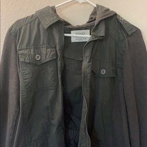 olive green jacket